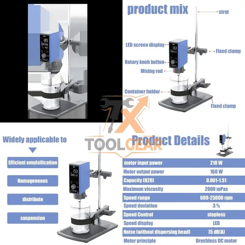 2026hotsale* IKA Wholesale Lab Equipment Perfume Mixer and Homogenizer for Laboratory Use