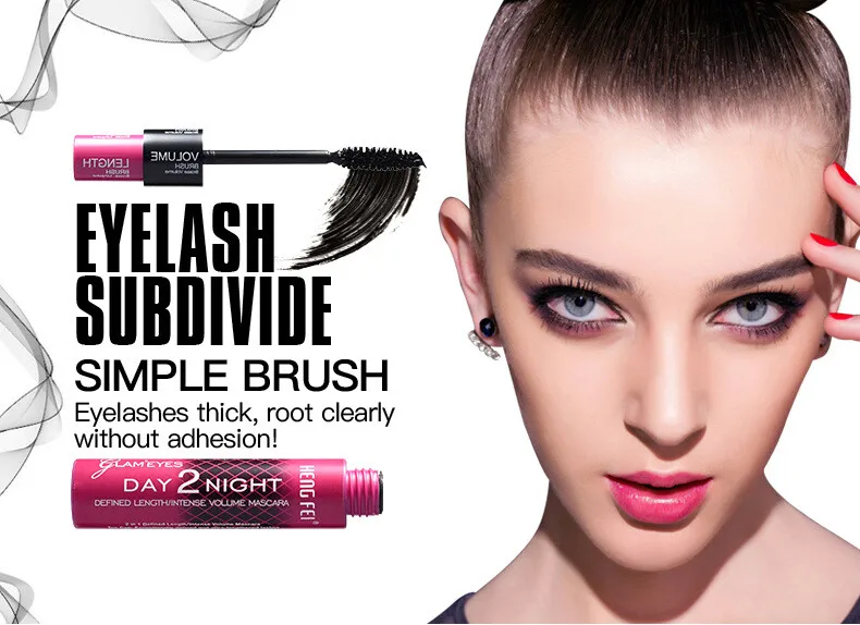 3D 4D Curling Volumising Lengthening Mascara Waterproof Smudge Proof Vegan Thickening False Lash Long Lasting Eye Makeup