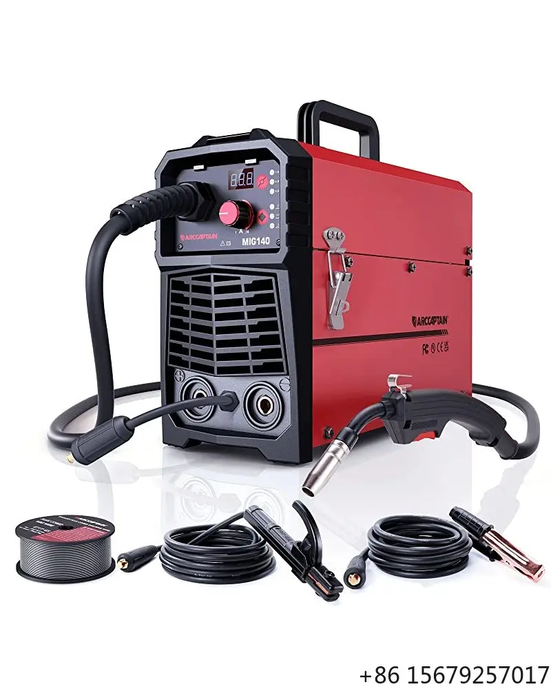 ARCCAPTAIN European Standard 140A 4-in-1 MIG/TIG/MMA/FLUX Gasless MIG Welder IGBT Inverter 230V MIG Welding Machine