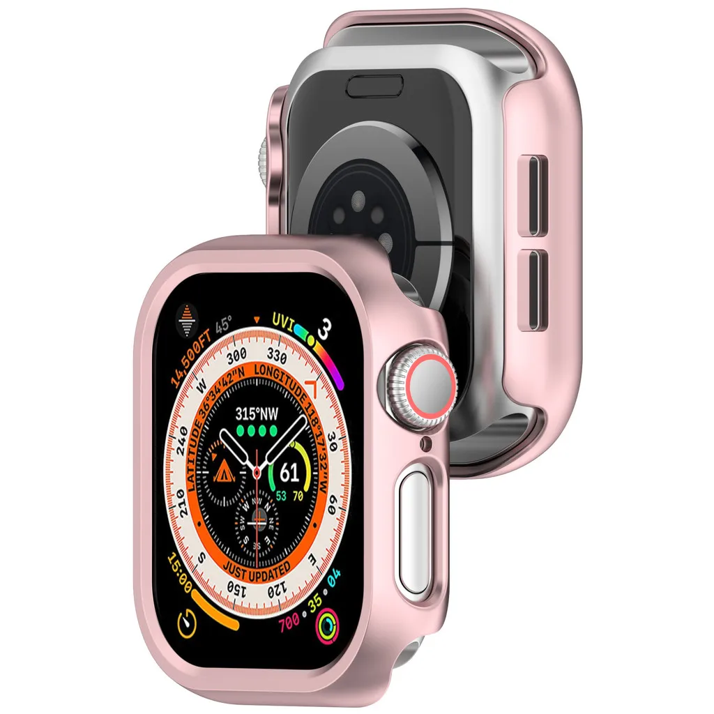 Чехол для ПК для Apple Watch Series 10 Ultra2 9 8 7 6 SE 5 4 45 мм 41 мм 40 мм 42 мм 44 мм 46 мм Ultra 2 49 мм Iwatch Smart Watch Hard