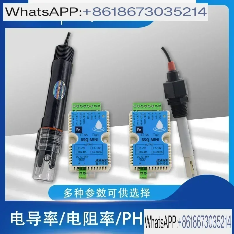 Medidor de Conductividad, Controlador de PH, Electrodo, Sensor, EC, TDS, BSQ, Mini