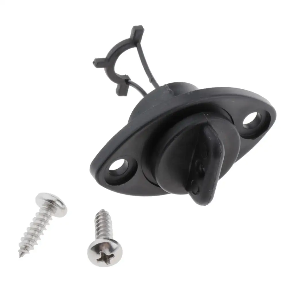 

Kayak Thread Drain Plug Acrylonitrile Butadiene Hull Bung Replacement with Screw for Boat Fender Hook