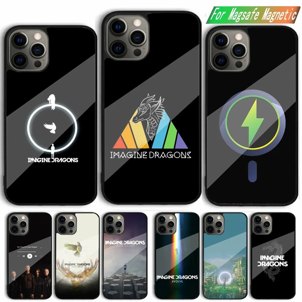 I-Imagine D-Dragons Night Visions Phone Case For iPhone 16,15,14,13,12,11,Plus,Pro,Max,Mini Magsafe Magnetic Wireless Charging