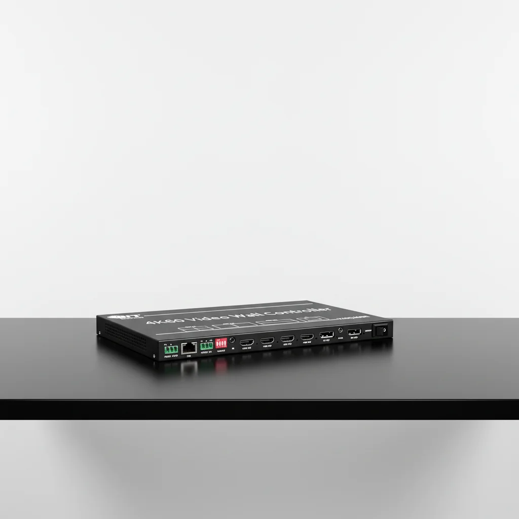 4 Inputs 6 HDMI Outputs,4K60Hz Support Seamless Splicing 90°/180° Rotation Rotating Splicing Processor,2X2 2X3 Video Switcher