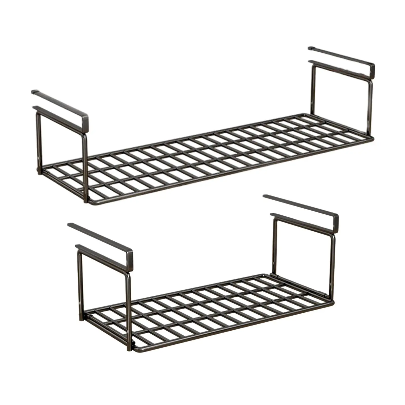 under Shelf Rack under Shelf Storage Wire Rack Iron under Cabinet Shelf for Cabinet for Closet Wardrobe Bookcase