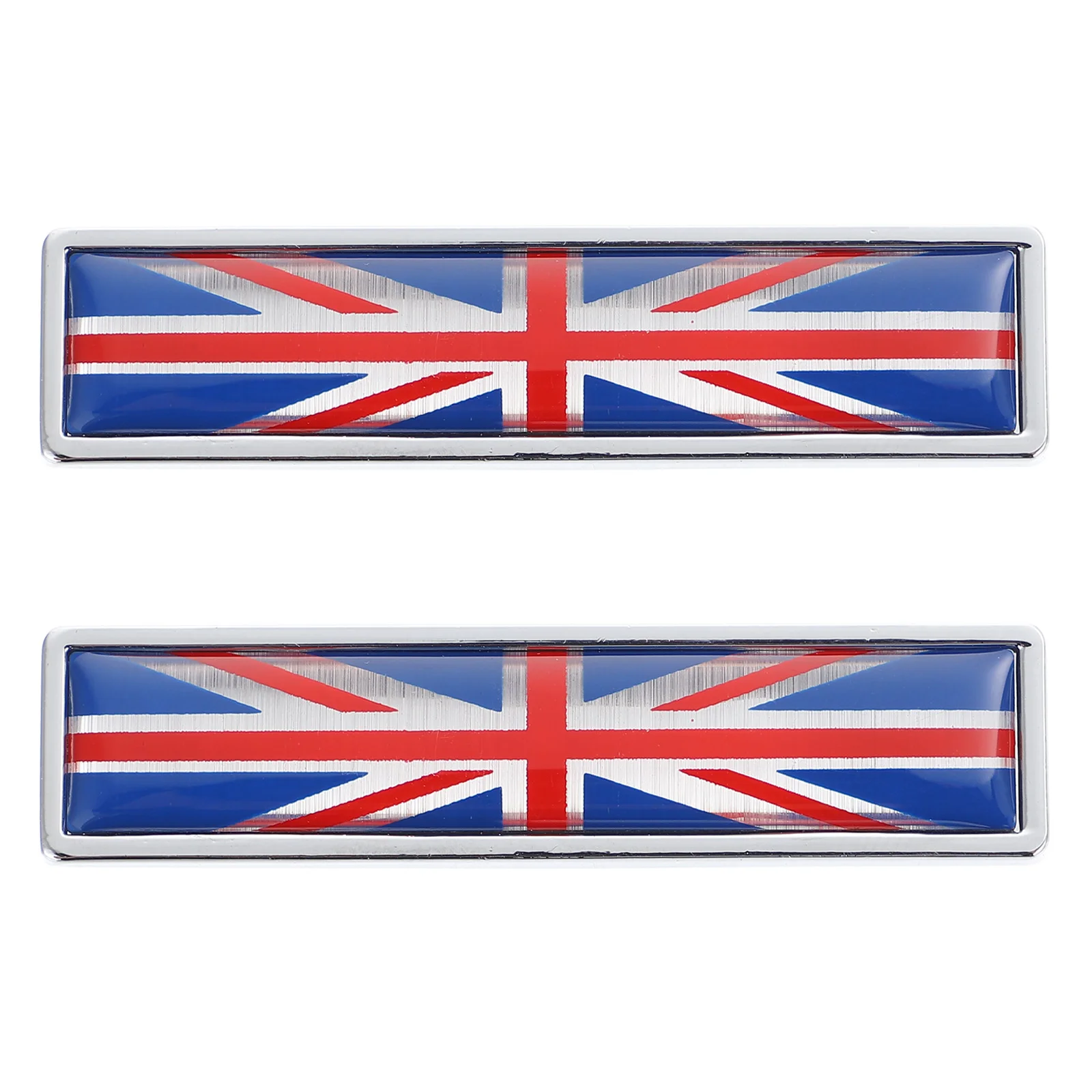 

2pcs Metal Stickers Patriotic Car Decorations National Flag Truck Decals Zinc Alloy Styling Accessories Car Body