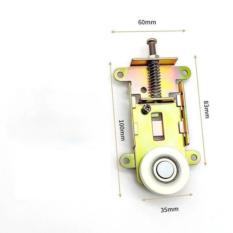 Silent Wardrobe Door Roller Galvanized Wear Resistant Professional Grade Wardrobe Door Sliding Door Roller High Bearing Roller