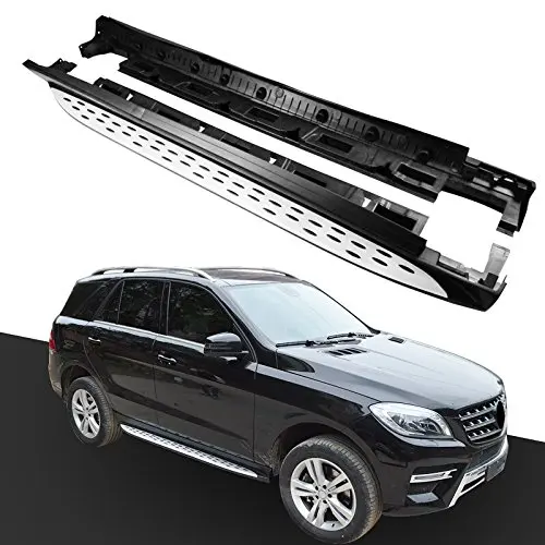 

2Pcs Running Board Side Steps Pedals Nerf Bar fits for Mercedes Benz GLE W166 ML ML350 2012-2016