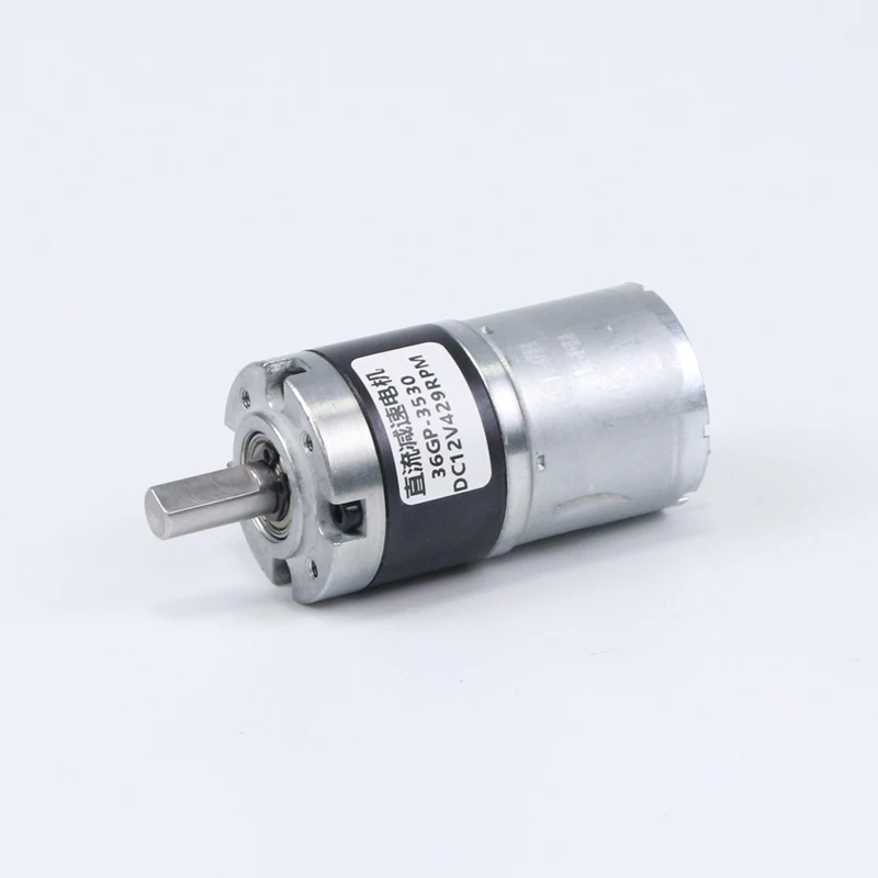 36mm DC Planetary Gear Motor 12v 24v Shaft Diameter 6mm/8mm 36GP-3530 Adjustable Speed Can CW CCW Electric Motor