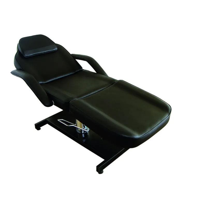 

Hot Supply Hydraulic Salon Beauty Bed High Quality Iron Beauty Shop Chrome Plated Basic Beauty Bed