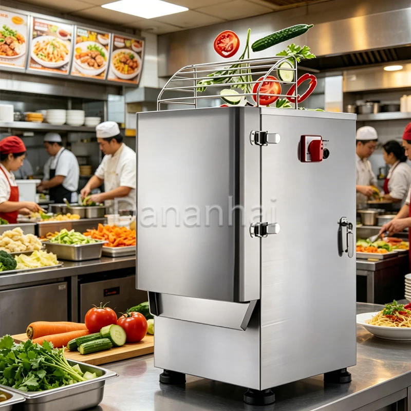 Electric Vegetable Cutter Fully Automatic Household Onion Carrot Potato Shredder Kitchen Tool for Easy Food Preparation