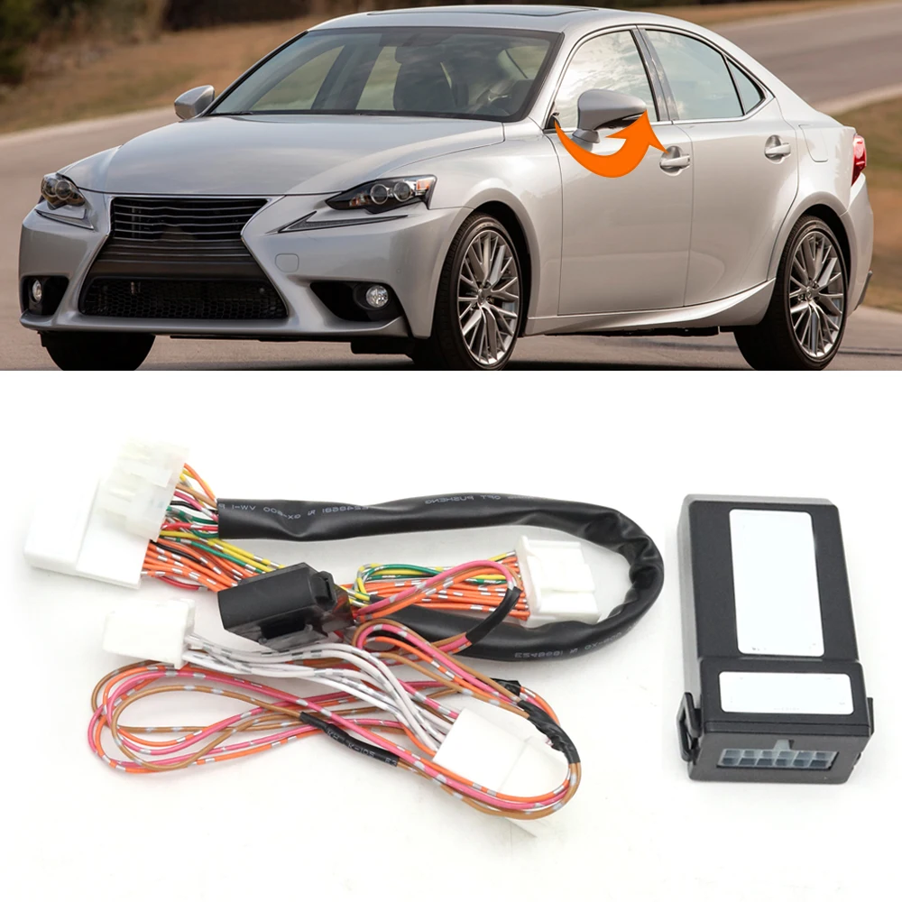 

LHD Smart Key Control Automatic Side Rearview Mirror Folding Unfold Cable Plug Module For Lexus IS 250 300h 2014-2023