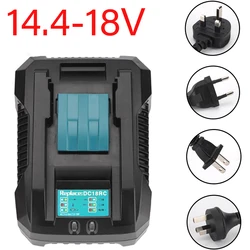 For Makita 18V 14.4V BL1860 BL1840 BL1830 BL1820 BL1440 DC18RC Replacement Lithium Converter New 4A Li-ion Battery Charger
