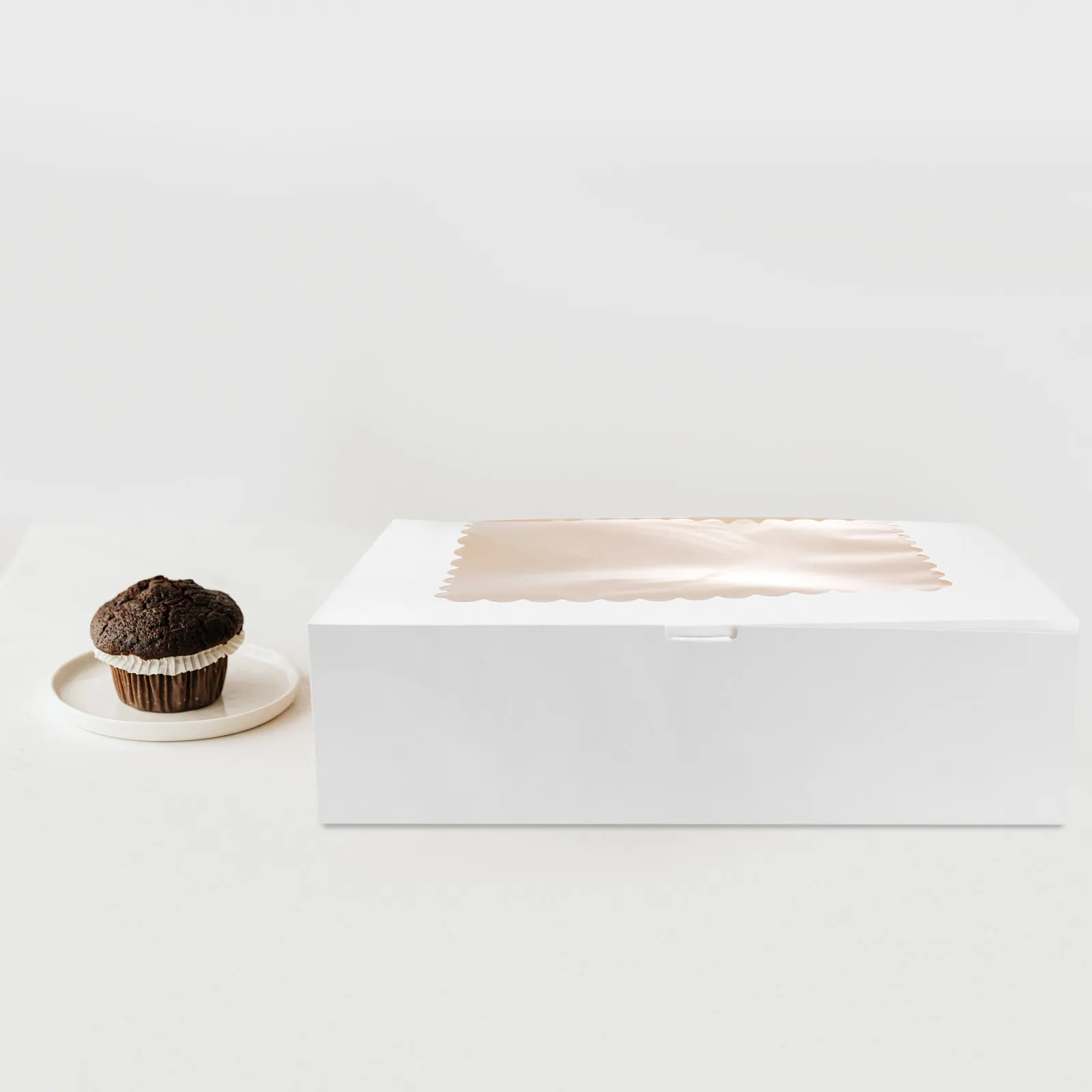 5pcs 12 Cavity Cupcake Holder with Window Transparent Lid Bakery Boxes for Cupcakes Travel Storage Packaging