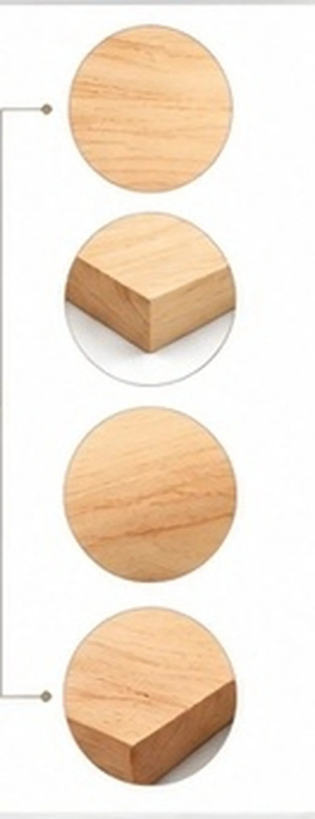 Unfinished Solid Wood Shelf Board Rectangular Plank Natural Wood DIY Closet Organizer Pantry Storage Cabinet Divider Replacement