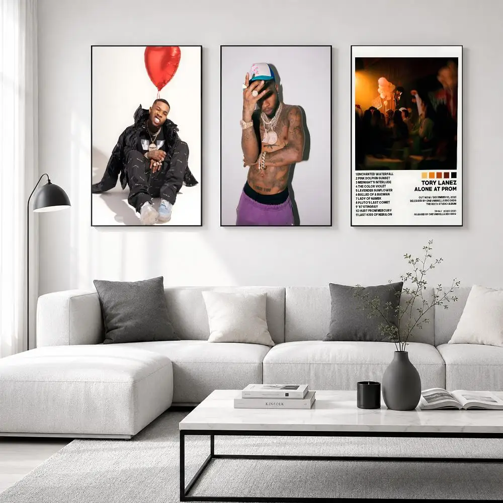 Rapper Tory Lanez Poster High-quality wall art posters, suitable for home offices, bedrooms, and living rooms.