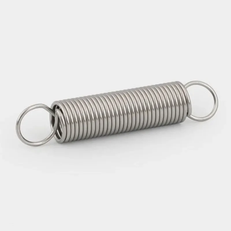 2pcs 1.0*8/10/12*L 1.0mm stainless steel Tension spring with a hook extension outer dia 8mm spring length 20mm to 150mm