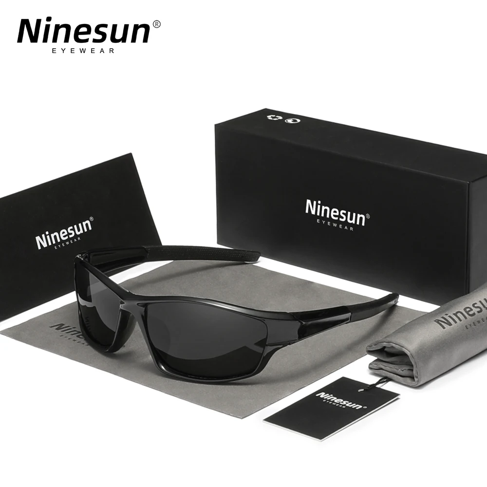 Ninesun Klassische Herren-Reitschutzbrille Modische UV400 Polarisierte Outdoor-Radsport-Fahrbrille