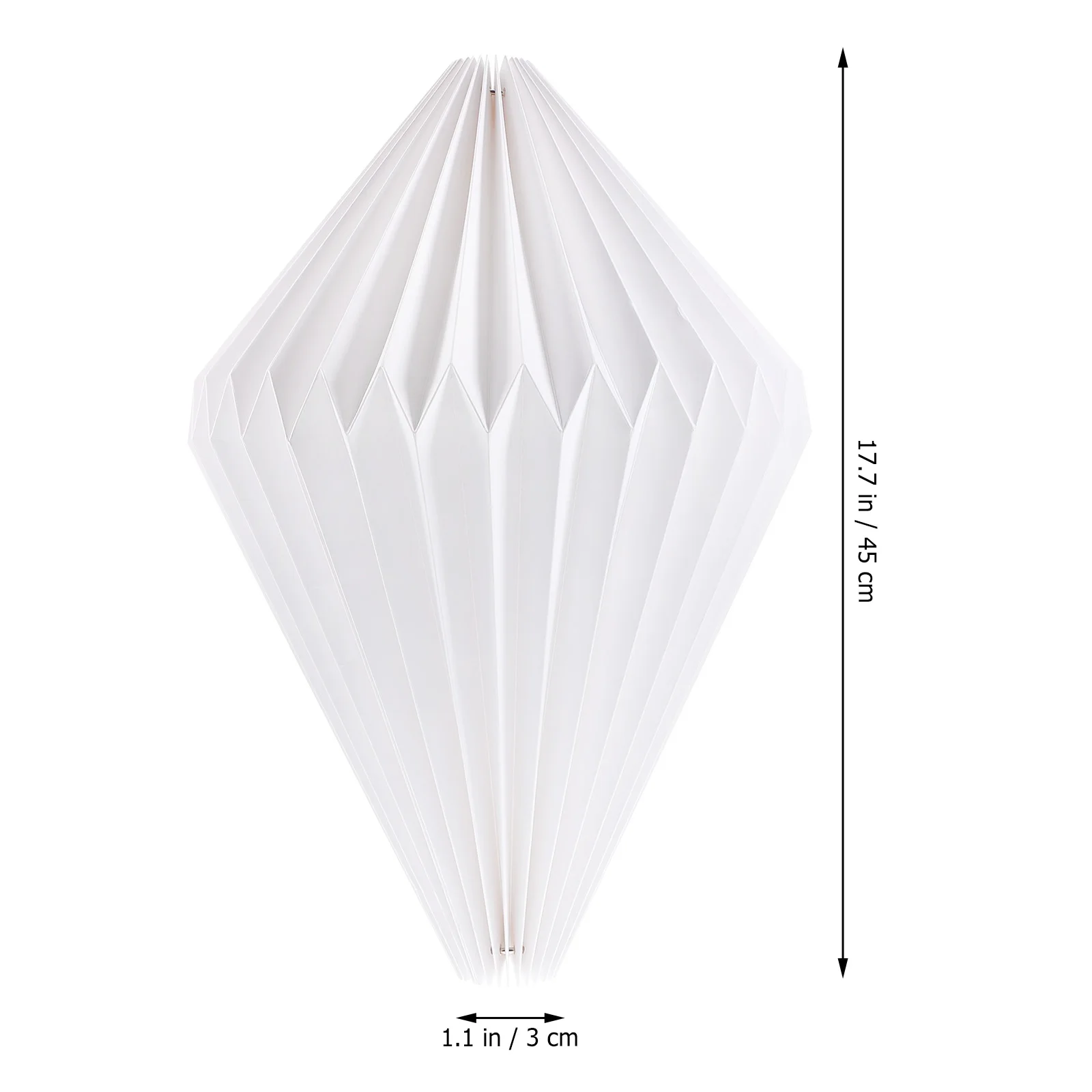 

1pc Foldable Origami Paper Lampshade Chandelier Light Cover Home Decorative Hanging Lamp Accessory Ceiling Hotel Bar Light