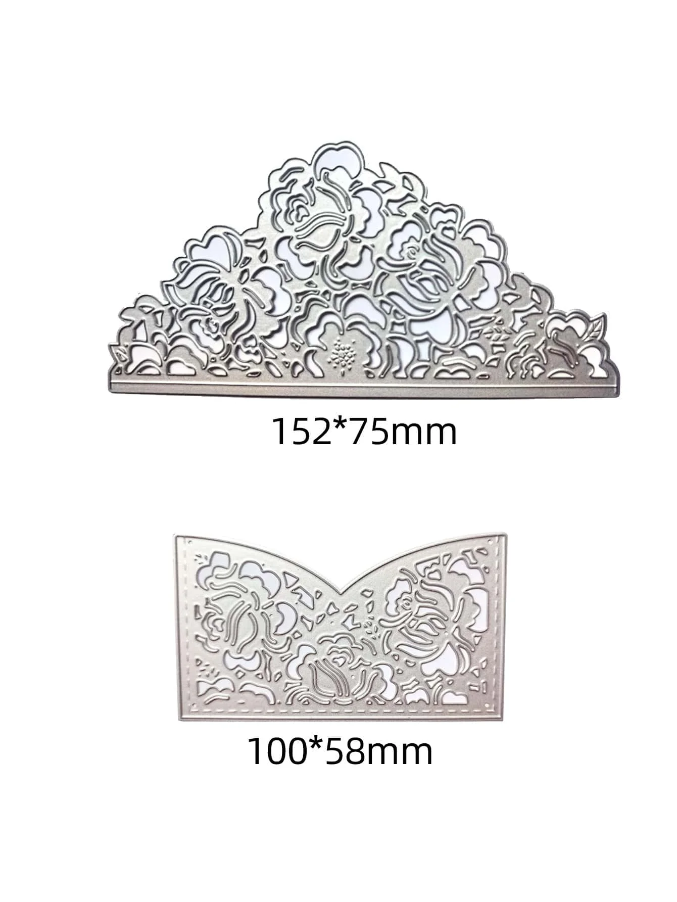 Rose Cover Metal DIY Embossing Moulds Stencil Cutting Dies for Album Paper Card Making Scrapbooking Durable