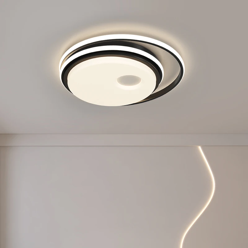 Modern Minimalist LED Ceiling Lamp Bedroom Matte Ceiling Lamp Living Room Lighting Moon Surface Decoration Lamps