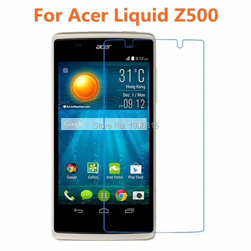 2 peças para acer liquid z500 película protetora de vidro temperado capa frontal protetor de tela para acer z500 guarda pelicula de vidro