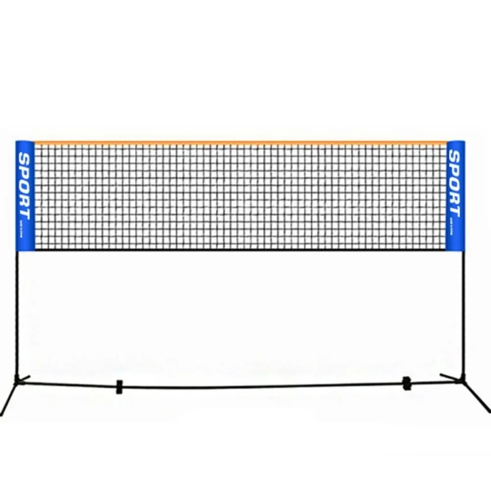 

3.1m Long Badminton Net Frame Portable Simple Folding Indoor and Outdoor Standard Competition Mobile Net Post Shuttlecock Rack