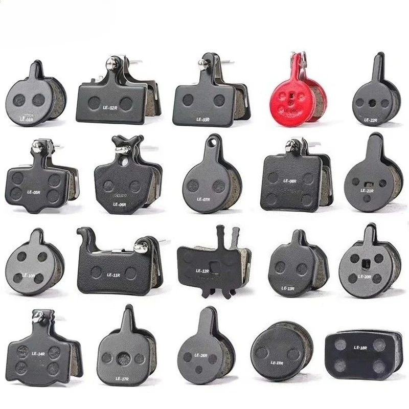 Semi-metallic Resin Ceramic Hydraulic Disc Brake Pads Wear Resistant Bicycle Brake Replacement Parts For Mountain E-bike Cycling