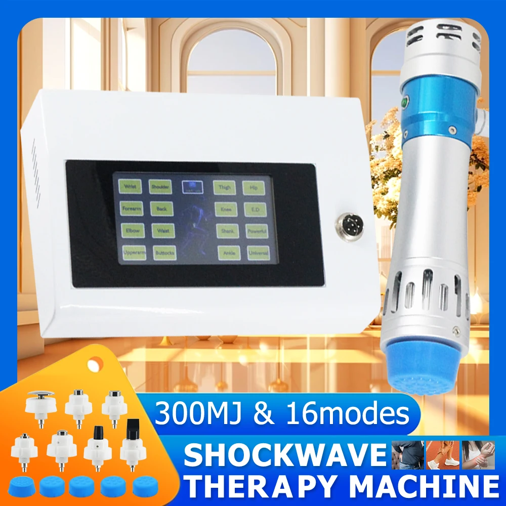 300MJ Shockwave For Erectile Dysfunction ED Treatment  Professional Shock Wave Therapy Machine Body Massage Relax Relieve Pain