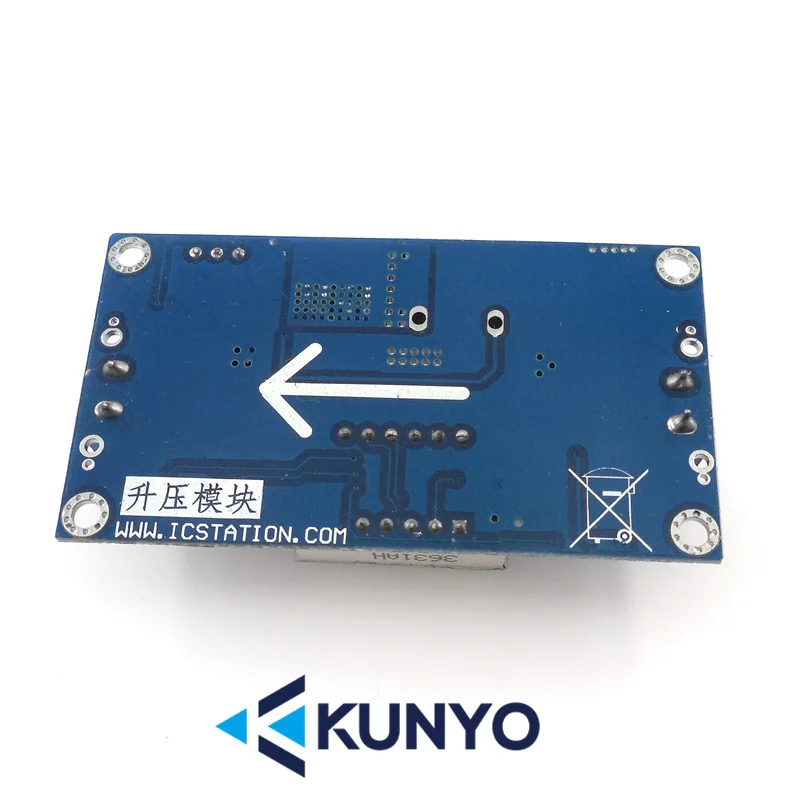 Xl6009 DC-DC Verstelbare Boost Module 4.5-32V Naar 5-55V Met Voltmeter Display