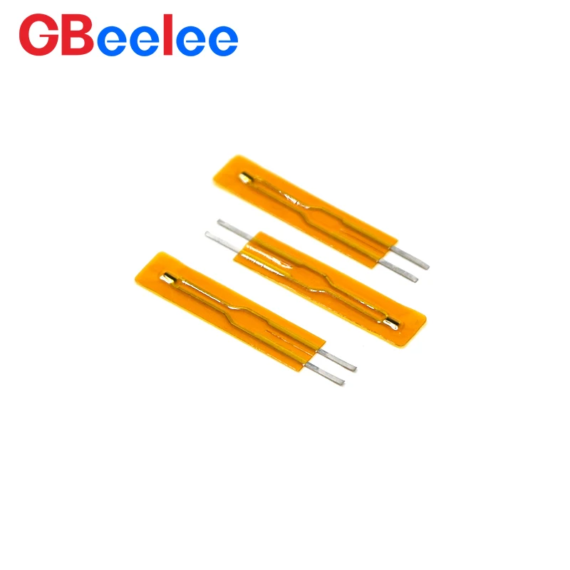 50 Uds B3435 NTC 10K termistor forma ultrafina aislante resistencia de película delgada ordenadores impresoras Sensor de temperatura de película delgada