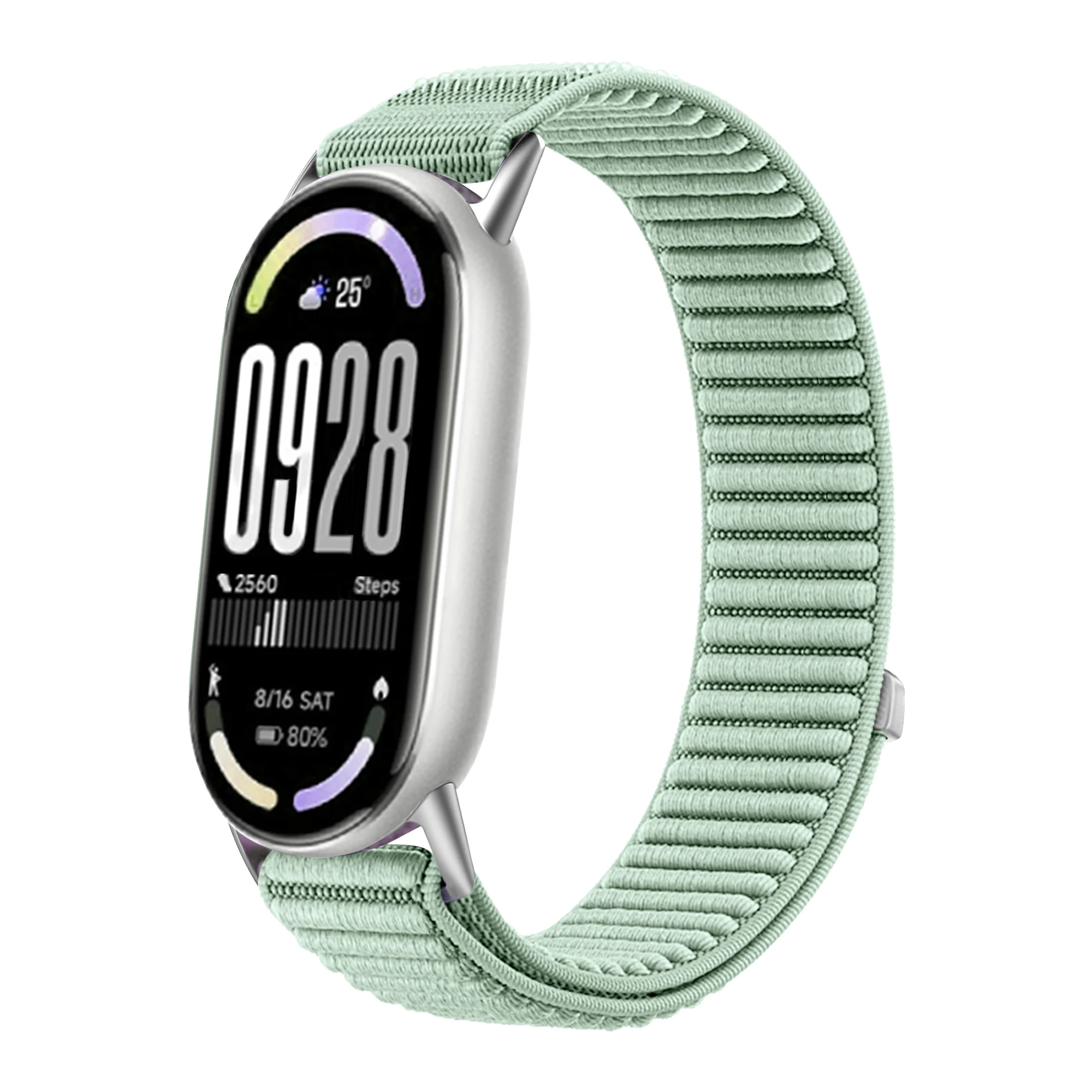 Nylon Geflochtenes Schlaufenarmband für Xiaomi Mi Band 10/9/8 Smartwatch Austauschbares Metallverschluss-Armband für Xiaomi Mi Band 10 – Detail 13