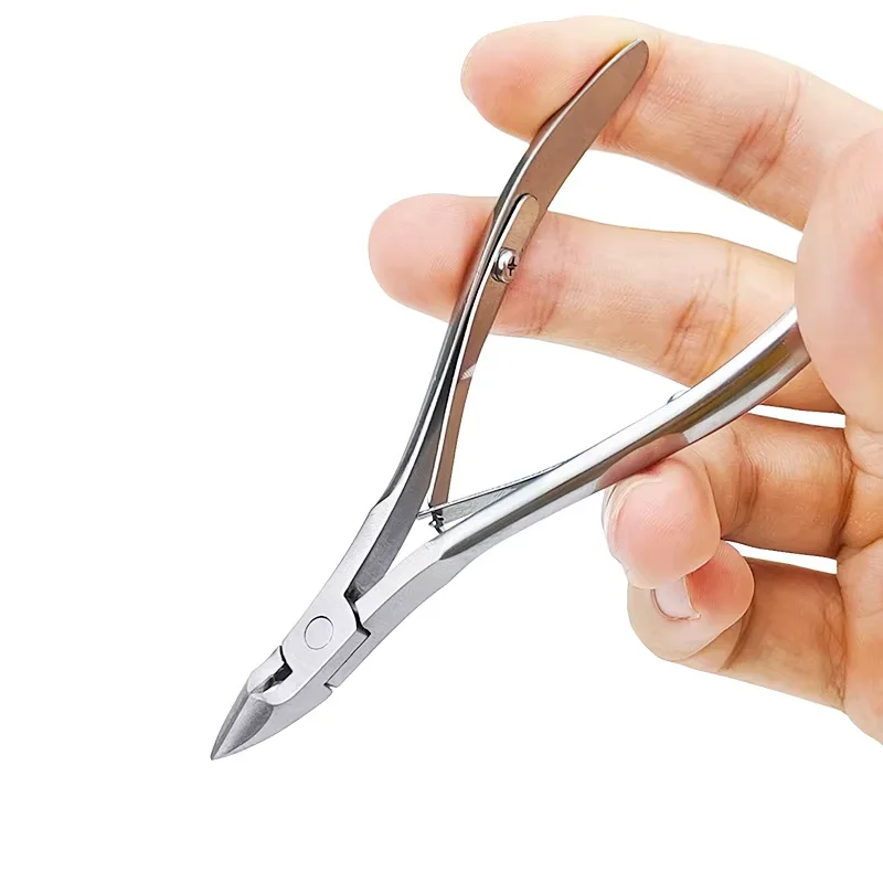 Kit removedor de pele morta de aço inoxidável, esfoliante de unhas, esfoliante de unhas, família profissional de ferramentas de tesoura de pele morta