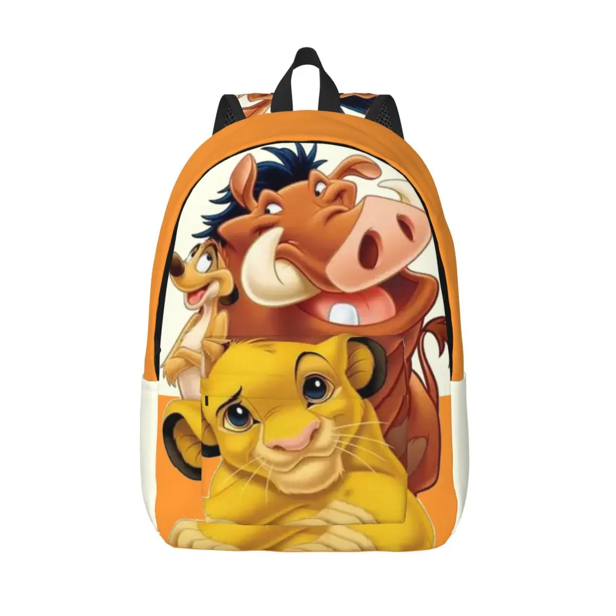 

Simba Timon And Pumbaa Classic Book Pack Disney｠The Lion King｠Film For Men Kid High Street Campus Gift Sturdy Shoulder Bag