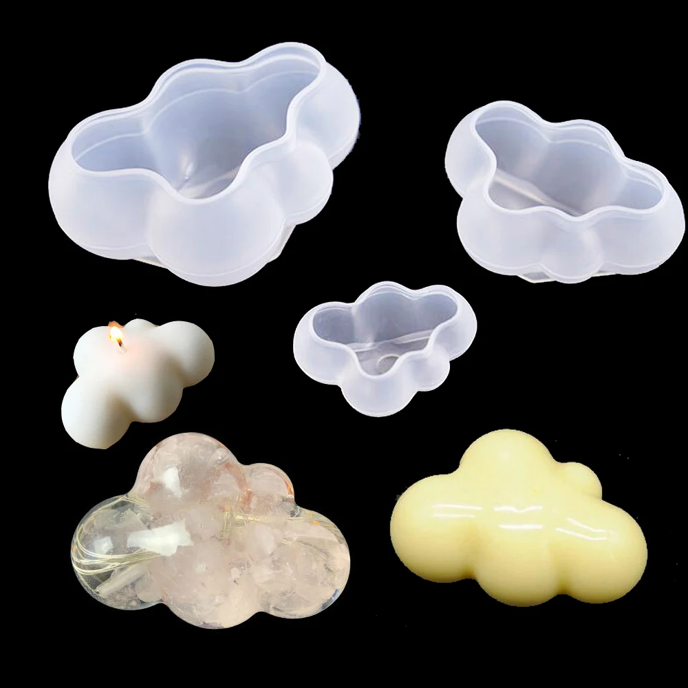 Silicone Mold Cute flaky clouds Ornmant Silicone Mould Jewelry Making Tool Charms Epoxy Resin Molds Crafts