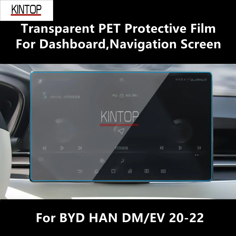 

For BYD HAN DM/EV 20-22 Dashboard,Navigation Screen Transparent PET Protective Film Anti-scratch Film Accessorie Refit