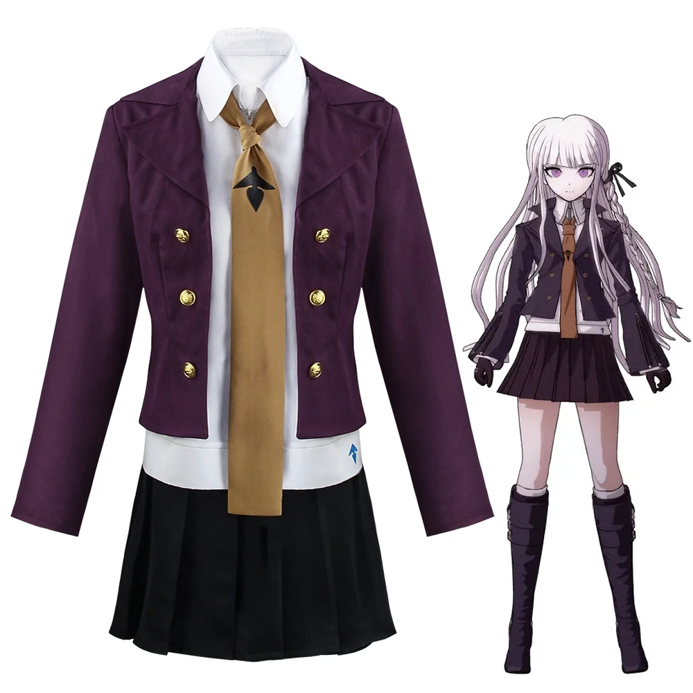 

Kyoko Kirigiri Cosplay Costumes Anime Danganronpa Role Play Uniform Halloween Carnival Party Dressing For Women