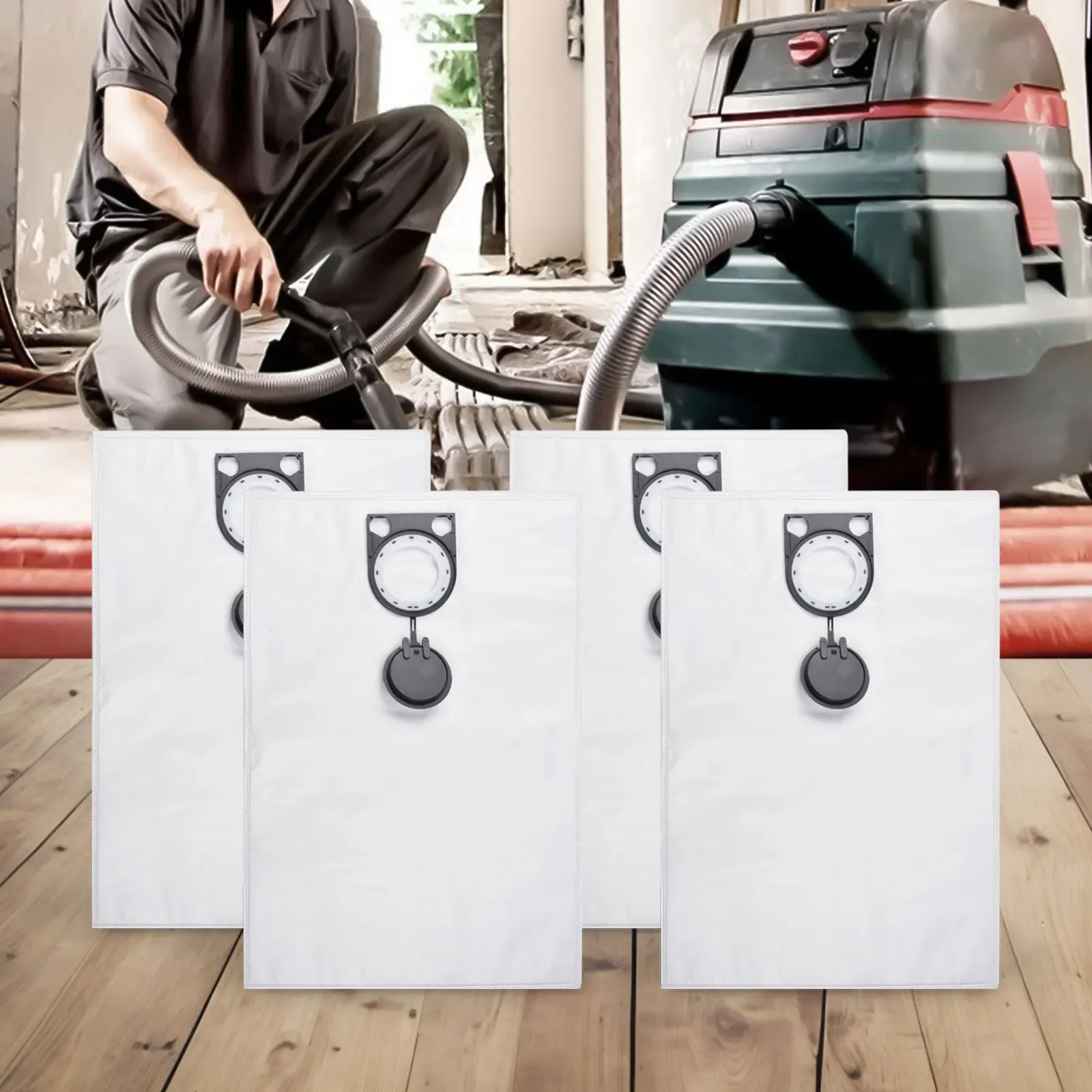 4 قطعة أكياس الغبار استبدال ل Metabo ASA 32 L 32L ASA32L جهاز آلي لتنظيف الأتربة مكنسة إكسسوارات قطع غيار رائجة البيع 2025