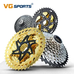 VG Sports 8 9 10 11 12 Speed Mountain Bike Cassette 9v 10v 11v 12v MTB Bicycle Freewheel Ultralight Bracket Sprocket Red Black
