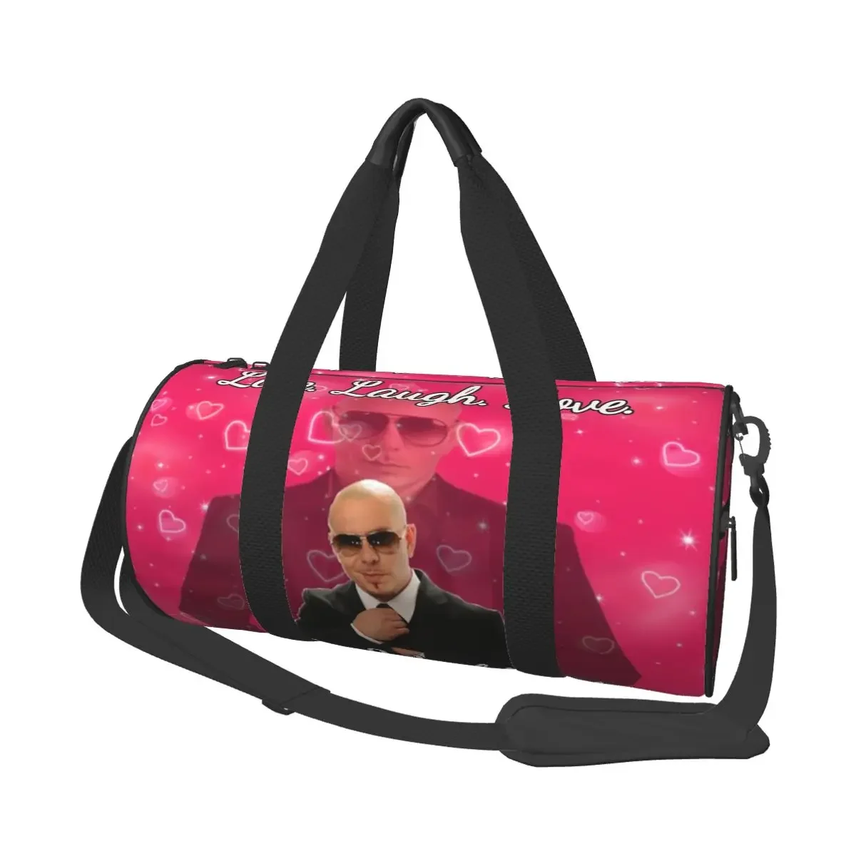 

Mr Worldwide Live Laugh Love Большая спортивная сумка Водонепроницаемая дорожная сумка Duffle Сумки Сумка для фитнеса