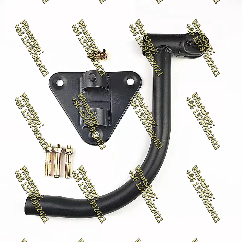 wall mount bracket for Wall mounted industrial electric floor base  hanging accessories elbow upright bending bar