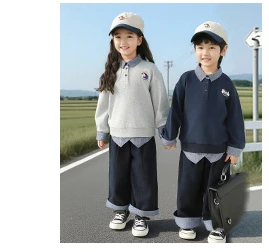 

Girls Trendy Plaid Cuff Jeans 2025 Autumn Fade Resistant Loose Fit Casual Versatile Check Turn Up Pants Ages 1-7 Years