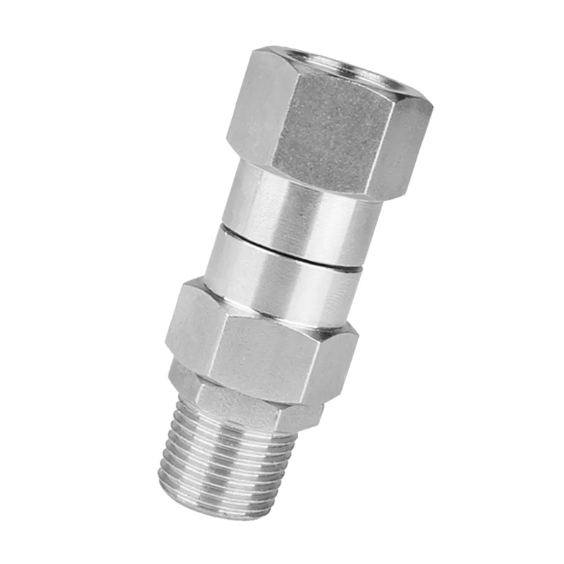 High Pressure Washer Swivel Joint 3/8 Inch Pressure Washer Hose Fittings 360 Degree Rotation Connector Car