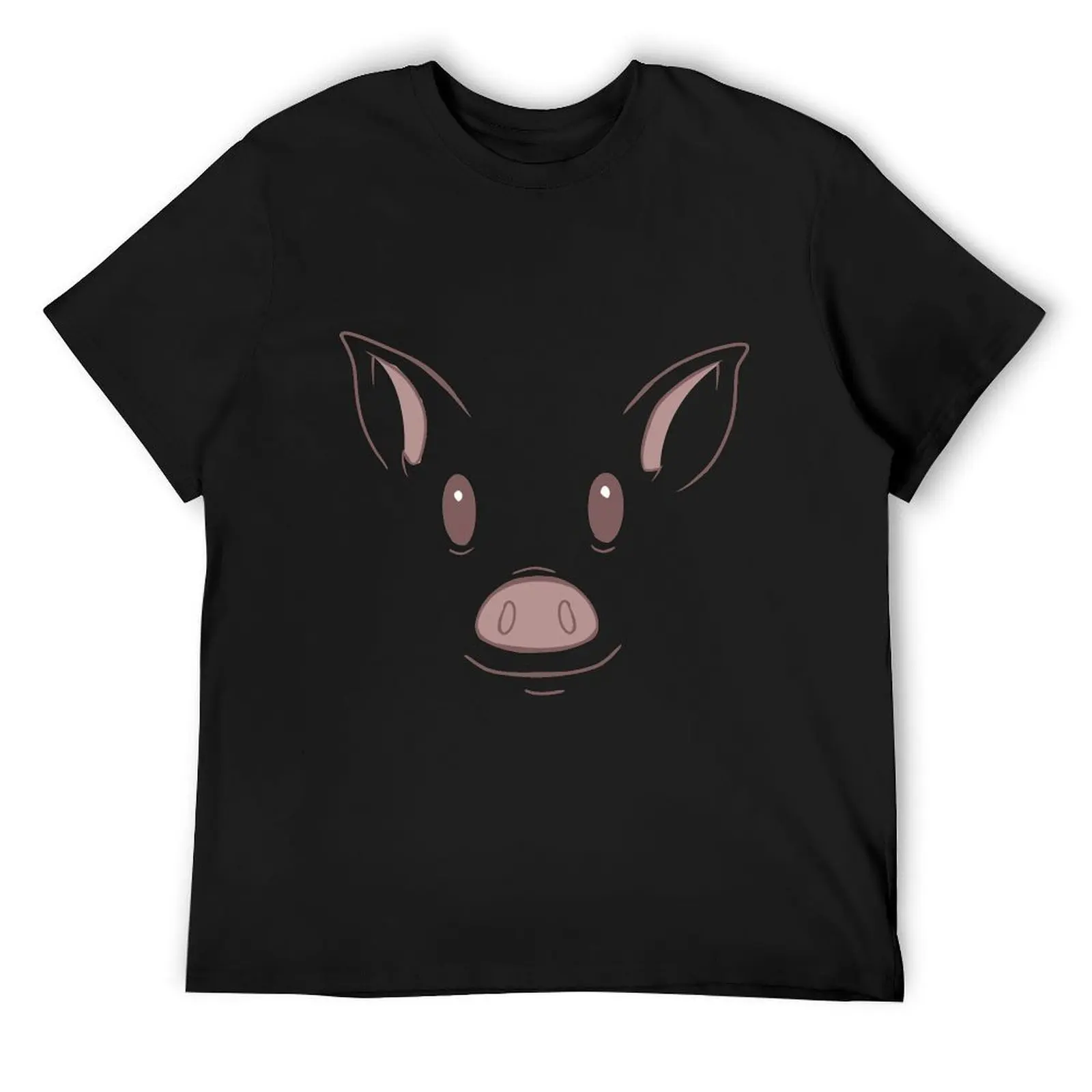 

Pig baby outfit cute pig face T-Shirt cute clothes Luxury man custom t-shirts vintage t shirt men