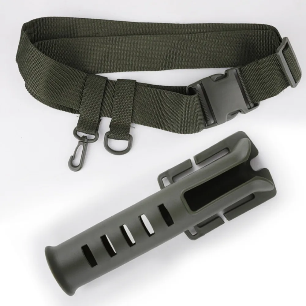 Verstellbarer Angelrutenhalter mit Gürtelclip und Schloss, Tragbare Angelausrüstung, Abnehmbarer Hüftgurt für Freihändiges Angeln – Detail 21