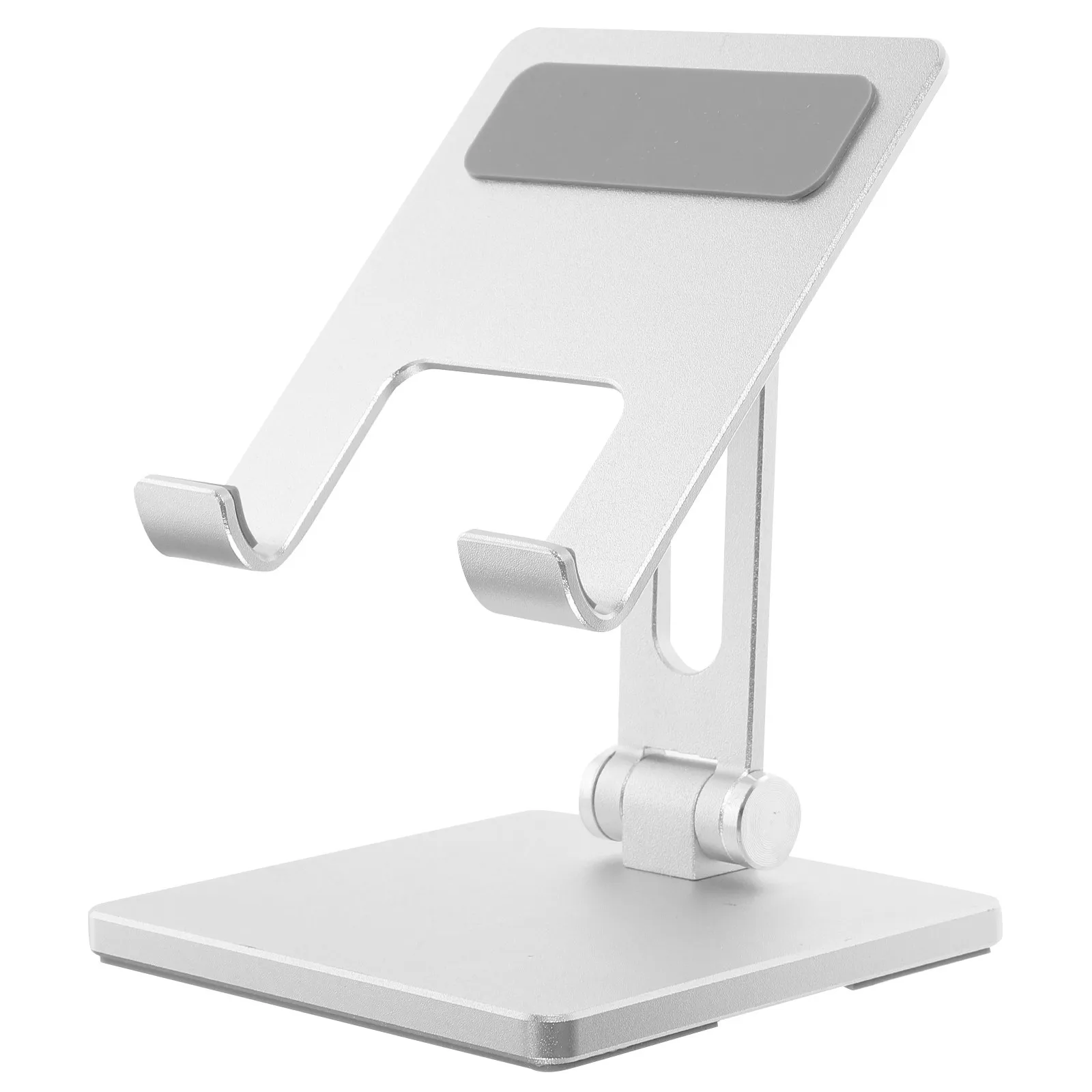 Aluminum Alloy Foldable Tablet Stand Adjustable Desk Holder for Vertical Horizontal Use Stable Tablet Holder for Home Office
