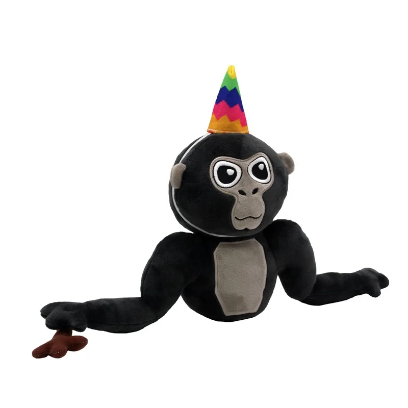 Gorilla Tag Monke juguete de peluche de Anime para niños, animales de peluche suaves, muñeca de regalo de cumpleaños, nuevo, 25cm