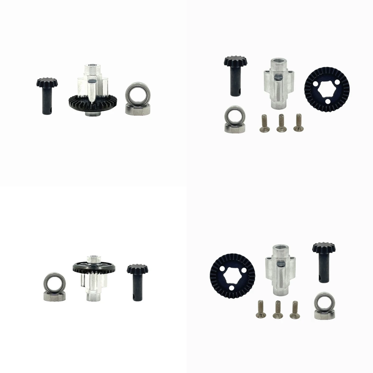 MJX 1/12 H12Y H12Y + H12P RC mise à niveau de voiture renforcée essieu avant arrière engrenage conique pièces de rechange ​