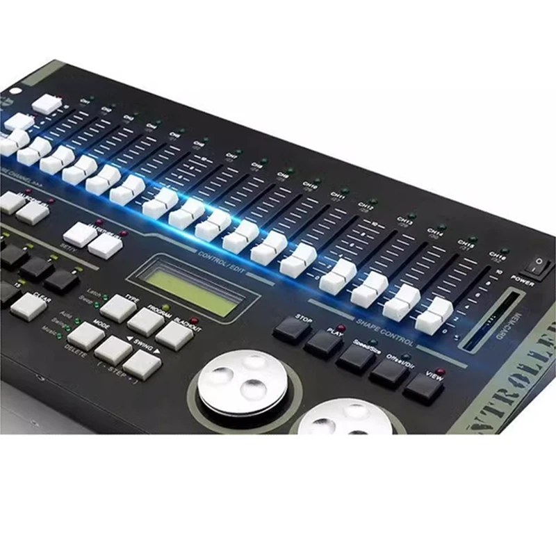 Flycase Max 384 DMX Controller Stage light DMX Master Console For XLR-3 Led Par BeamMoving Head DJ light Stage Effect Light