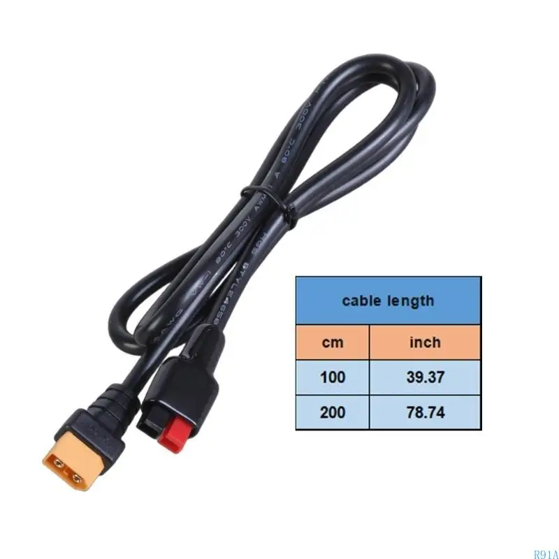 R91A XT60 Male to Solar Panel Connector Power Port Mext